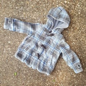 First Impressions Plaid Fleece Jacket 18m Toddler